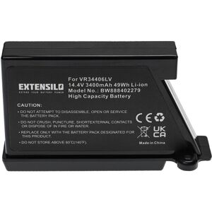 Extensilo - Battery Replacement for lg EAC60766108, EAC60766109, EAC60766110, EAC60766111 for Vacuum Cleaner Home Cleaner (3400 mAh, 14.4 v, Li-ion)