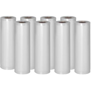 ROYAL CATERING Large Kitchen Vacuum Space Saving Strong Storage Freezer Bags 8 Rolls 48 Metres