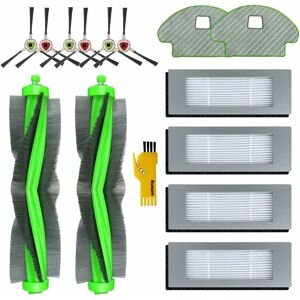 Héloise - Replacement Accessories Kit for iRobot Roomba Combo 113 Robot Vacuum Cleaner R113840 Packs 2 Main Brushes, 4 Filters, 6 Side Brushes, 2 Mop