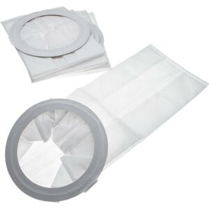 10x Vacuum Cleaner Bag compatible with Nilfisk Back Vac 10 Vacuum Cleaner, Microfleece, 17.75 cm x 44.85 cm, White - Vhbw