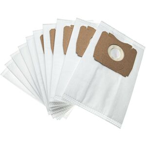 Vhbw - 10x Vacuum Cleaner Bag compatible with Progress Cup, p 118 a, p 118A, p 130 / P130 Vacuum Cleaner - Microfleece, small, 23.9 cm x 15 cm, White