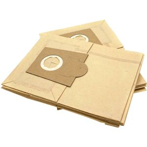 10x Vacuum Cleaner Bag compatible with Wilfa bbs 13 / BBS13 Vacuum Cleaner, paper, 25 cm x 19 cm, Sand-Coloured - Vhbw