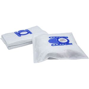 10x Vacuum Cleaner Bag compatible with Bosch bsgl 30 000 - 39 999 gl 30 Vacuum Cleaner - Microfleece, 27 cm x 20 cm, Blue, White - Vhbw