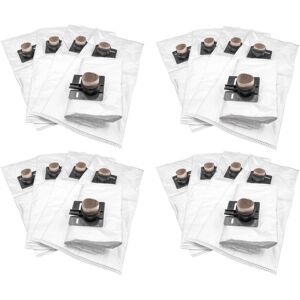 Vhbw - 20 microfleece Dust Bags compatible with Kränzle Ventos 25, 35 Vacuum Cleaner, White