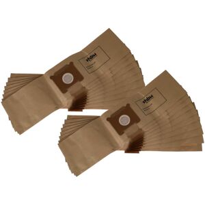 20x Vacuum Cleaner Bag compatible with Fakir s 22, s 120, S20, s 100, s 20 l Vacuum Cleaner, paper, 26 cm x 20 cm, Sand-Coloured - Vhbw