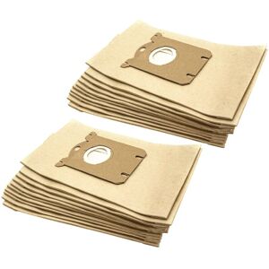 20x Vacuum Cleaner Bag compatible with Philips fc 8229 SmallStar, fc 8230 Small Star, fc 8230 SmallStar, fc 8231 SmallStar - Brown - Vhbw