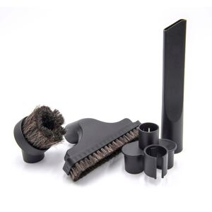 4-Part Vacuum Cleaner Nozzle Set compatible with Vorwerk - 32 mm, Black - Vhbw