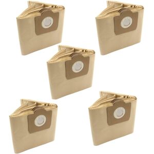 Vhbw - 50 Paper Dust Bags compatible with Fakir (Nilco) s 18 (r), s 18 nt / S18NT, s 25 / S25, s 25 (r), s 26 / S26 Vacuum Cleaner, sand-coloured