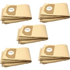 Vhbw - 50 Paper Dust Bags compatible with Shop Vac 905.33, 905.34, 906-61, Classic 20, Classic 30, Pro 30 Vacuum Cleaner, brown