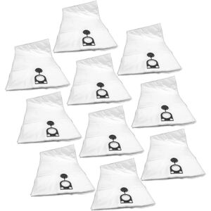 50x Vacuum Cleaner Bag compatible with Bavaria bvc 1250 s Vacuum Cleaner - Microfleece, 50 cm x 33 cm White - Vhbw