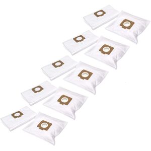50x Vacuum Cleaner Bag compatible with Moulinex Compact w 84, W84, Y33, Y35, Y93 Vacuum Cleaner, Microfleece, 28.5 cm x 19 cm, White - Vhbw