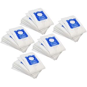 50x Vacuum Cleaner Bag compatible with Philips fc 8617/01 Expression, fc 8910 Home Hero, fc 8911 Home Hero, fc 8912 Home Hero - White - Vhbw