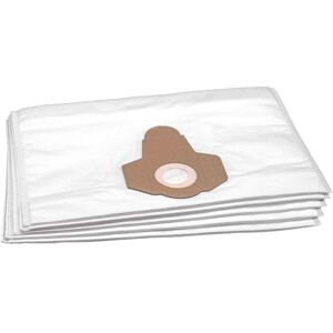 5x Vacuum Cleaner Bag compatible with Hoover S2042 / s 2042, S2043 / s 2043, S2044 / s 2044, S2045 / s 2045 Vacuum Cleaner -microfleece, White - Vhbw