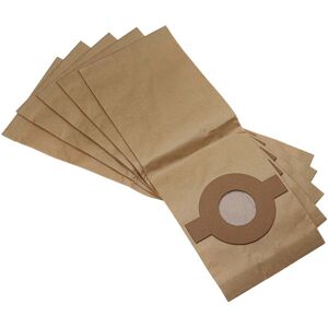 5x Vacuum Cleaner Bag compatible with Kärcher a 2121 - 2199 Serie (uni), a 2100 - 2199 Serie (uni) Vacuum Cleaner, paper, 44 cm x 16 cm, Brown - Vhbw