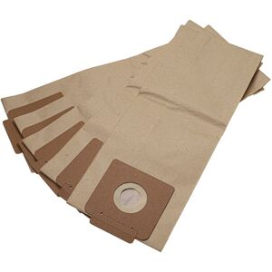 5x Vacuum Cleaner Bag compatible with Kärcher t 10/1, t 10/1 Adv, T10/1 Professional, T101ecoefficiency, ds 5300 Vacuum Cleaner - Paper Brown - Vhbw