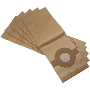 5x Vacuum Cleaner Bag compatible with Mio Star mi 18 Vacuum Cleaner, paper, 44 cm x 16 cm, Brown - Vhbw