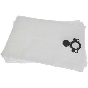 5x Vacuum Cleaner Bag compatible with Nilfisk Attix 44-2M ic, 44-2L ic Mobile Vacuum Cleaner - Microfleece, 52.5 cm x 39 cm White - Vhbw