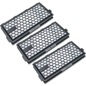 Vhbw - Filter Set 3x Vacuum Cleaner Filters compatible with Miele s 6240, s 6290 Silence, s 6350, s 6760, s 6999 Vacuum Cleaner - hepa Filter