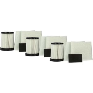 Vhbw - Filter Set compatible with Dirt Devil M2881-8, M2881-6, M2881-7, M2881-9 Vacuum Cleaner - 12x Filter