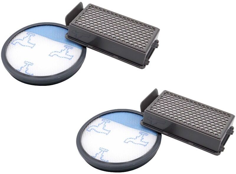 Vacuum Cleaner hepa Filter Set 4 pieces compatible with Rowenta RO3953EA, RO3955EA, RO3969EA, RO3985EA, RO3995EA - Vhbw