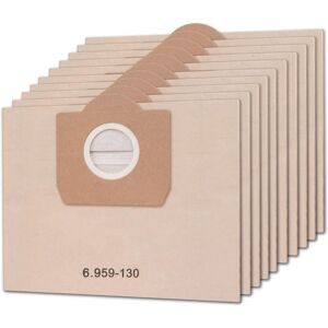 TINOR 10 Pack Vacuum Cleaner Bags for Karcher 6.959-130.0 WD3 WD3P MV3 A2204 A2254 A2604 Replacement Paper Filter Bags for Wet & Dry Vacuum Cleaner, Dust