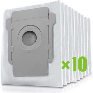 YMYNY 10 Roomba Replacement for iRobot Roomba i7 i7+ / S9 / S9+ / i3/ i3+ / i4 Vacuum Cleaner Dust Bags, Dust Bag Extractor Holder Bags for iRobot Roomba