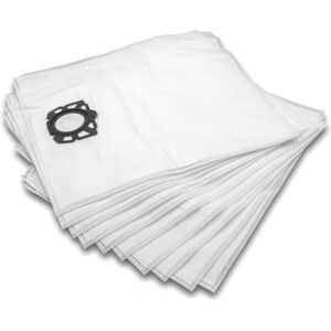CYSLMUK 10 x Microfiber bag for vacuum cleaners and robot vacuum cleaners compatible with Kärcher WD6 p, WD6 Premium