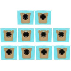 Tlily - 10PCS Activated Carbon Dust Bag for Xiaomi Robot Vacuum X10+, Mijia Omni 1S, B101CN/Dreame Bot S10 S20 Pro, L10S Ultra