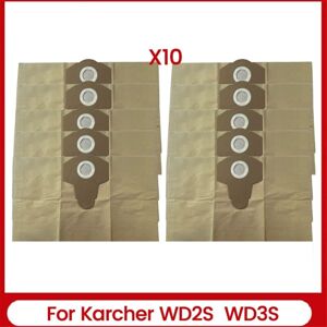 Tlily - 10Pcs Dust Bag for WD2S WD3S Paper Bags Replace 9.771-350.0