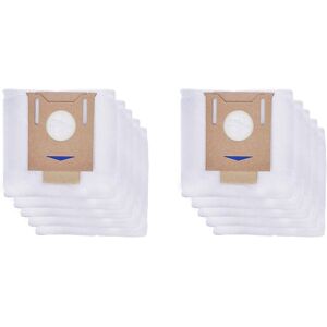 TLILY 10Pcs Dust Bags for T8 T8+ + MAX N8+ N8 Pro+ T9+ DX93 DDX96 Vacuum Cleaner Replacement