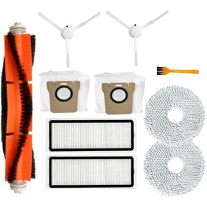 Tlily - 10Pcs Replacement Accessories for Xiaomi Mijia B101CN Robot Vacuum Cleaner Filter Mop Cloth Main Side Brush Dust Bag