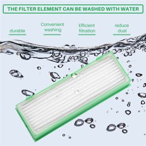 Tlily - 10Pcs Replacement Dust Filters Hepa for Kobold VR200 Vacuum Cleaner Accessories