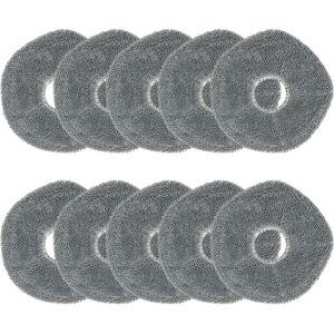 Tlily - 10PCS Replacement Parts Mop Cloth for eufy X9Pro Sweeping Robot Vacuum Ground Dragram Clean Cloth Washing Cloth Pad