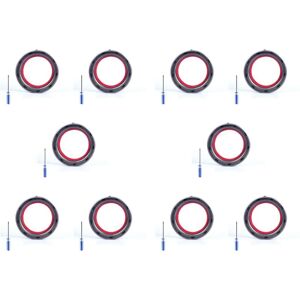 Tlily - 10X for Dyson V11 SV14 SV15 Vacuum Cleaner-Dust Bin Top Fixed Sealing Ring Replacement Attachment Spare Part