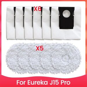 TLILY 11PCS Dust Bag Mop Cloths for J15 Pro Vacuum Cleaner