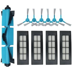 Tlily - 11PCS for Cecotec Conga 3090 Robot Vacuum Cleaner Replacement Parts Main Side Brush Hepa Filter Household Cleaning