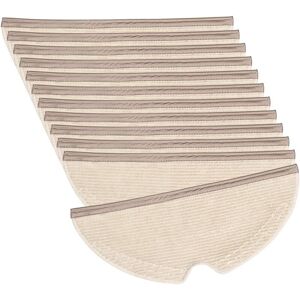 ZVD 12 Pack Cleaning Cloths for Roborock Q7 Max S6 MaxV S5 S50 S51 S55 S6 S5 Max Q7 Max Plus / Q7 Max+ Vacuum Cleaner, Replacement Mop Accessories for
