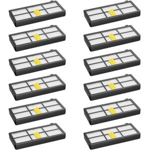 TINOR 12 Pack Filters for Irobot Roomba 800 850 851 860 865 866 870 871 876 880 885 886 890 891 896 900 960 966 980 Vacuum Cleaner Parts Kit Accessories