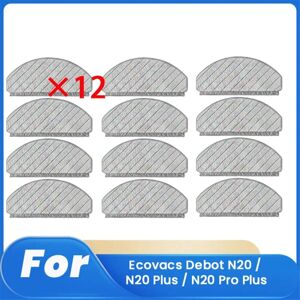 Tlily - 12 Pc Cleaning Rag for Robot Vacuum Cleaner Parts Replacement