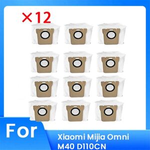 TLILY 12 Pcs Dust Bags for Omni M40 D110CN Sweeper Accessories Built to Last and Work Well