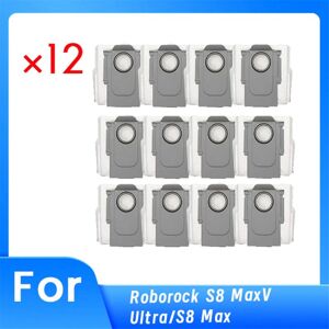 TLILY 12 Pcs Dust Bags for S8 MaxV Sweeper Accessories