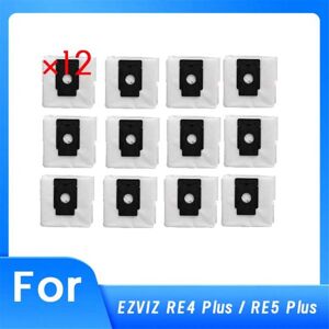 TLILY 12 Pcs Replacement Dust Bags for RE4 Plus / RE5 Sweeping Roboat Vacuum Cleaner Accessories Spare