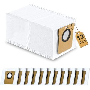 COOCHEER 12 Pack Dust Bags for Dreame L10s Ultra / L10s Pro Ultra / L20 Ultra/Xiaomi X20+ Vacuum Cleaner Automatic Cleaning Station, Large Capacity 2.5L Bags
