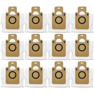 TLILY 12Pcs Dust Bag Accessories for Xiaomi Dreame Bot D10 Plus RLS3D Robot Vacuum Cleaner Replacement Dust Bin Spare Parts