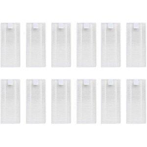 Tlily - 12PCS for Alpha 2 Pro Robot Vacuums Side Brush Hepa Filter