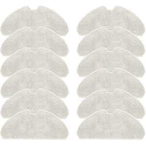 TLILY 12Pcs Mop Cloth for Dreame D10S Sweeping Robot Accessories Rag Mop Robot Vacuum Cleaner Replacement Mop Cloths