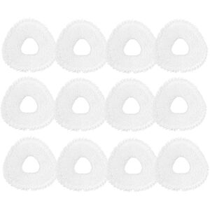 Tlily - 12Pcs Mop Cloth for narwal J3 Robot Vacuum Cleaner Replacement Spare Parts Household Cleaning Mopping Cloth