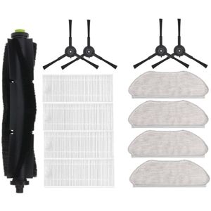 Tlily - 13Pcs Main Side Brush Mop Cloth hepa Filter For 360 X100 / X100Max Robot Vacuum Cleaner Spare Accessories