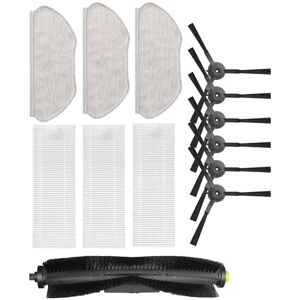Tlily - 13Pcs Replacement Parts For 360 X100 / X100Max Robot Vacuum Cleaner Accessories Main Side Brush Mop Cloth hepa Filter