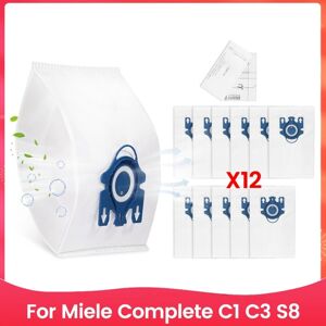 TLILY 14PCS Dust Bag Set for Complete C1 C3 S8 Vacuum Cleaner Accessories Replacement Parts Dustbag with 3D Technology